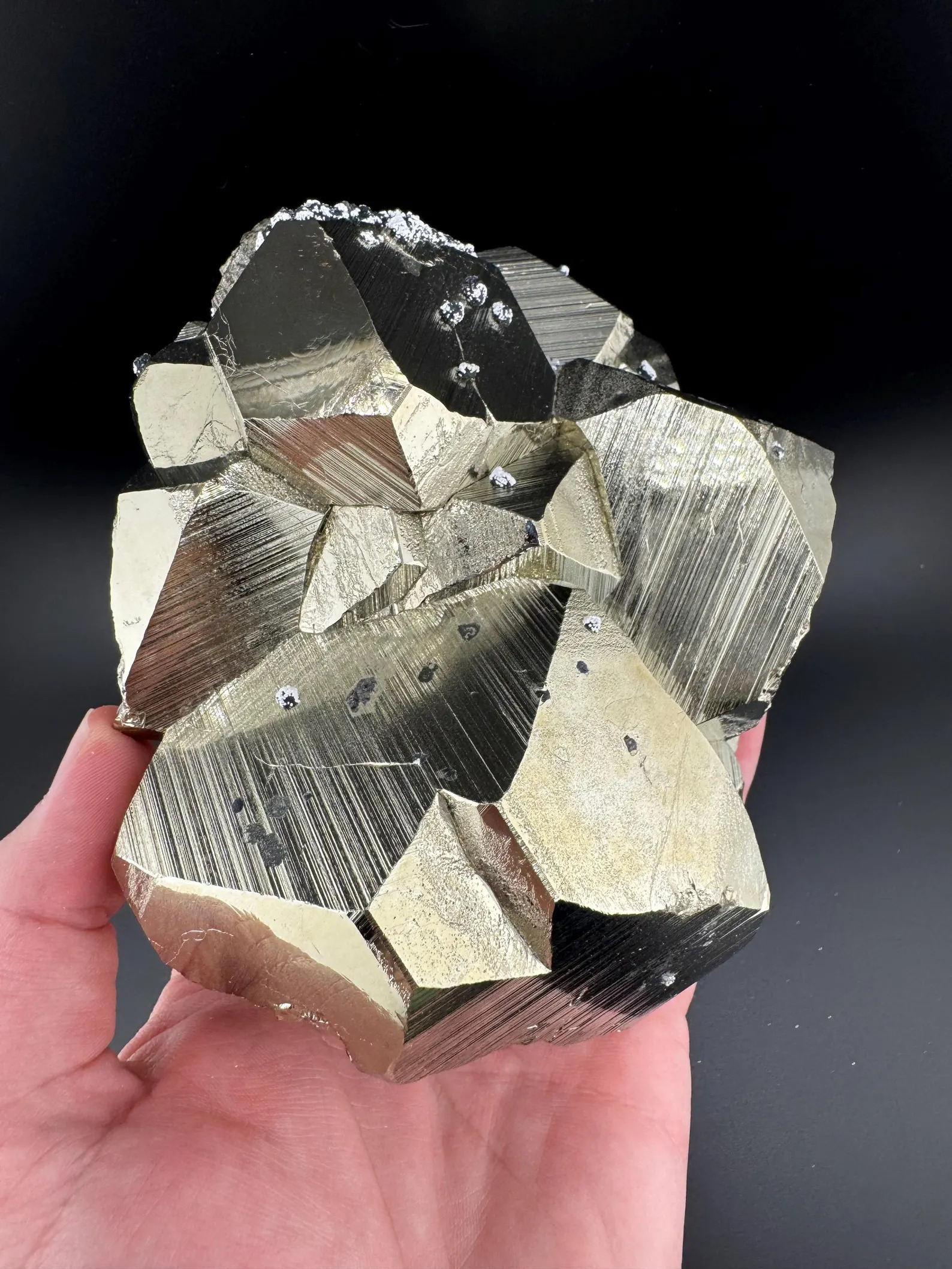 Pyrite - Large, Lustrous, Dodecahedral Specimen